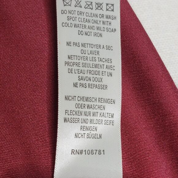 Aidan Mattox Full-length Sequin Merlot Floral-Print Gown Size 6 - Picture 8 of 12